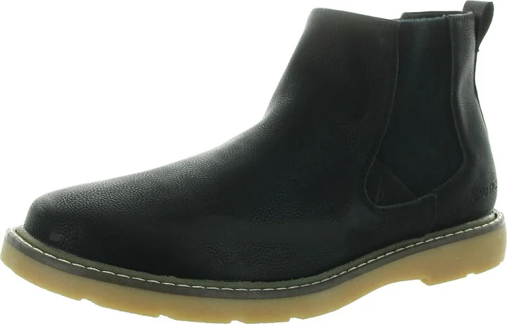 GRANT Mens Two Tone Manmade Chukka Boots