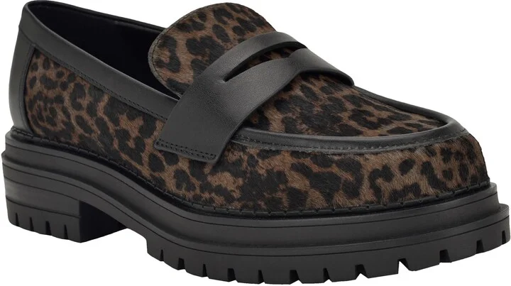 Grantly Genuine Calf Hair Lug Sole Loafer
