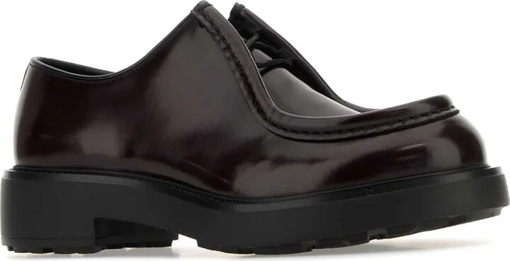 Grape Leather Diapason Lace-up Shoes - Image 2