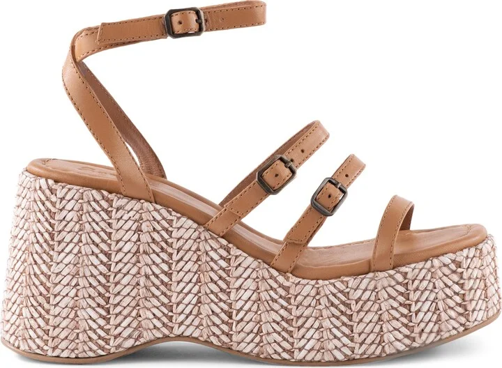 Grapefruit Platform Wedge Sandal - Image 3
