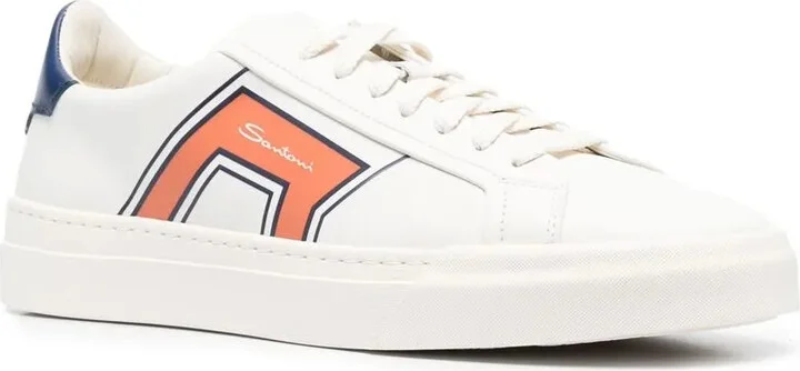 Graphic Print Logo Low-Top Sneakers - Image 2