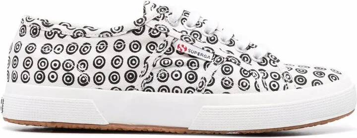 Graphic-Print Low-Top Sneakers