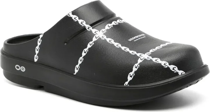 Graphic-Print Platform Clogs - Image 2
