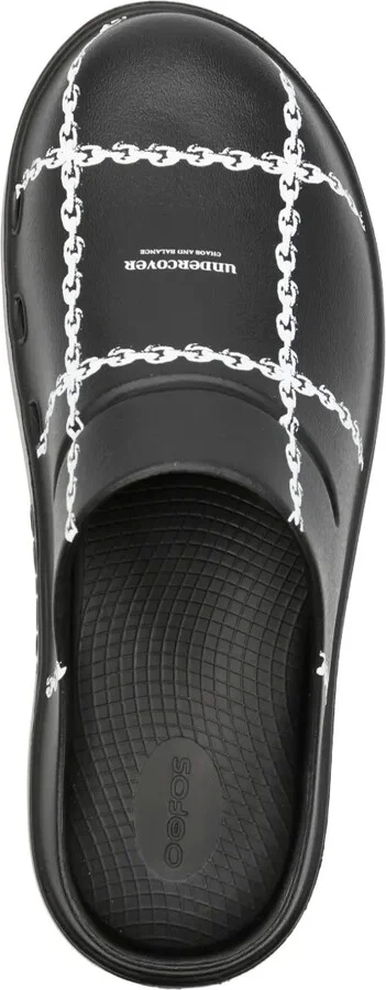 Graphic-Print Platform Clogs - Image 4