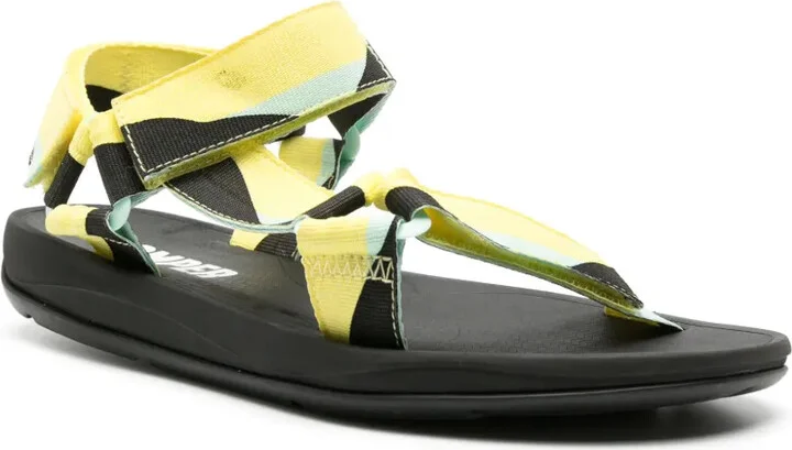 Graphic-Print Touch-Strap-Fastening Sandals - Image 2