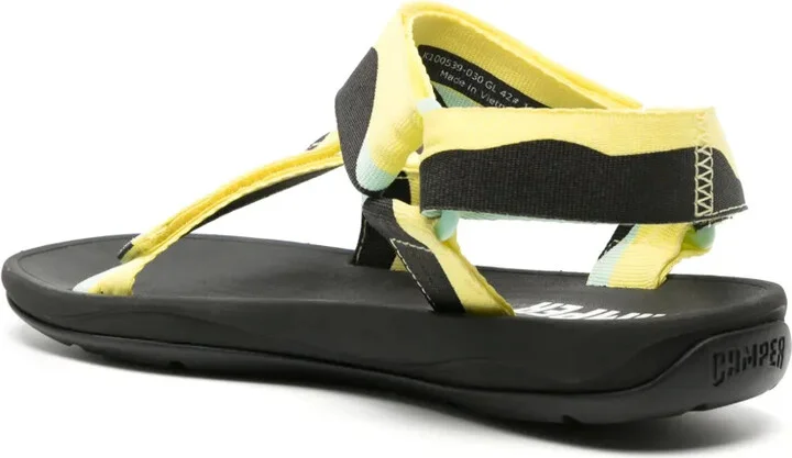 Graphic-Print Touch-Strap-Fastening Sandals - Image 3