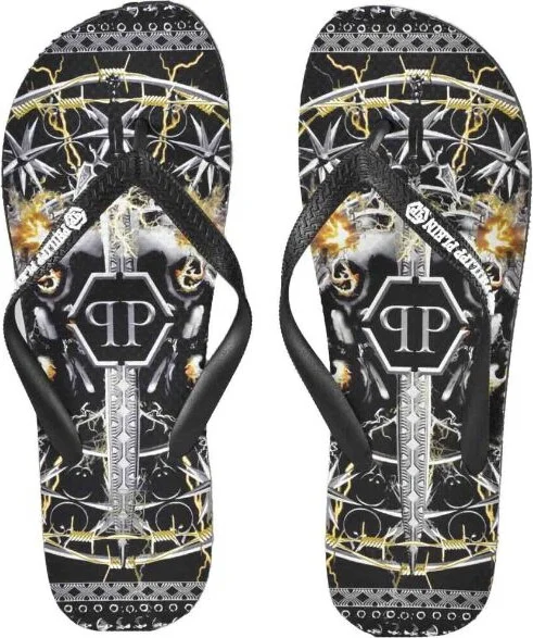 Graphic Print Women's Flip Women's Flops