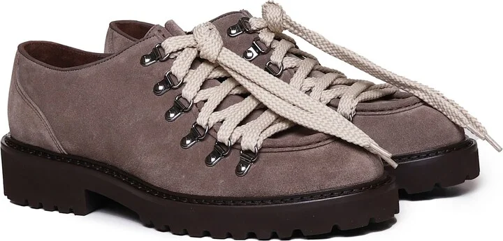 Graphite Leather Lace-ups - Image 2