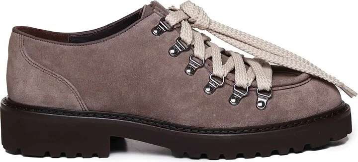Graphite Leather Lace-ups