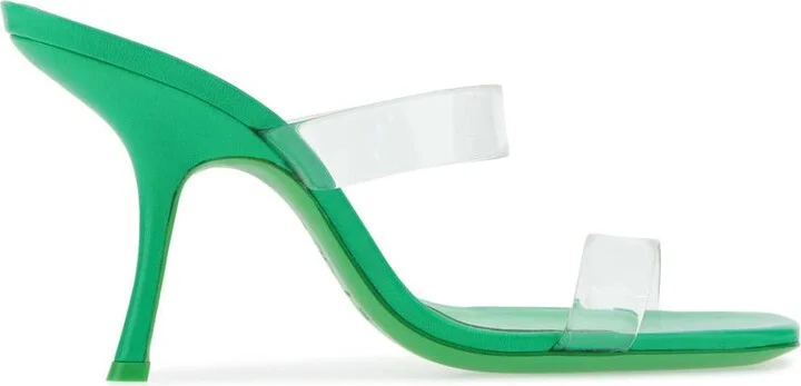 Grass Green Clara Mules