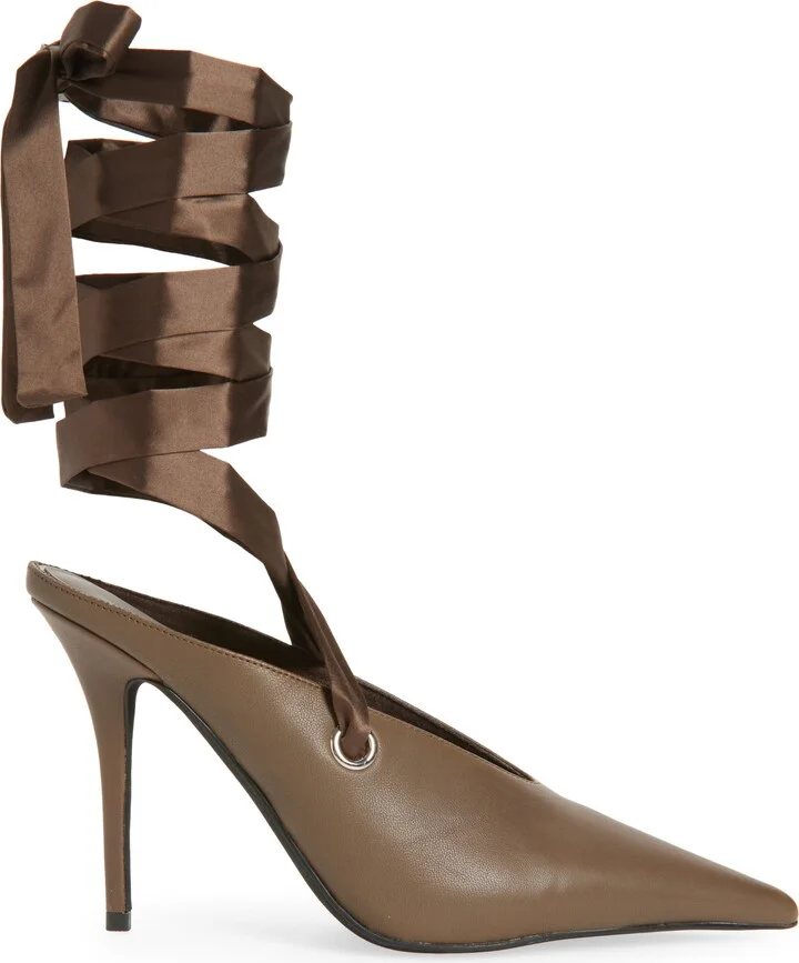 Grateau Ankle Wrap Mule - Image 9