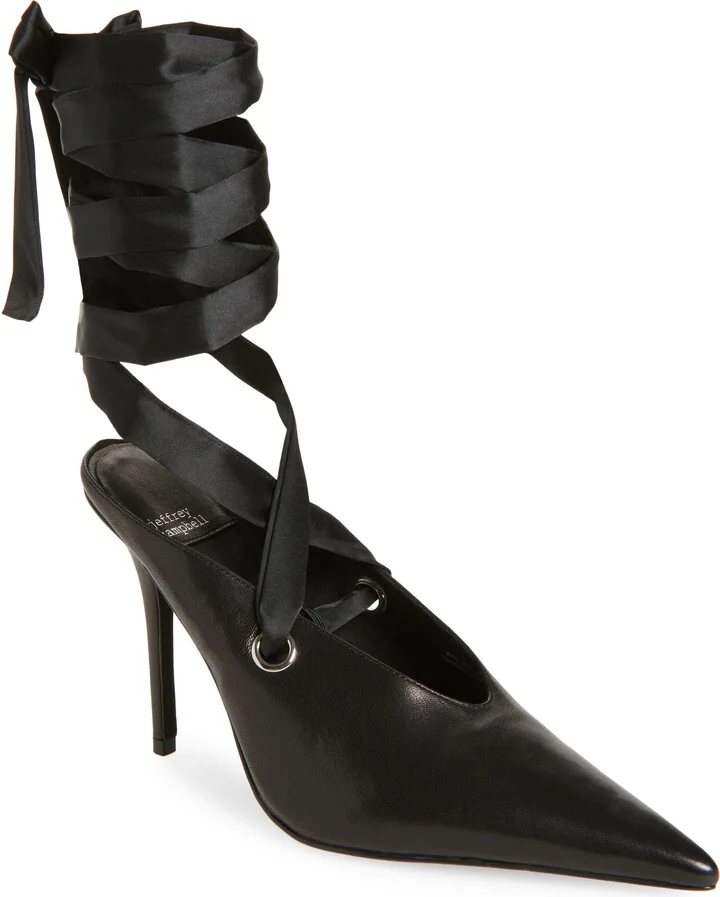 Grateau Ankle Wrap Mule