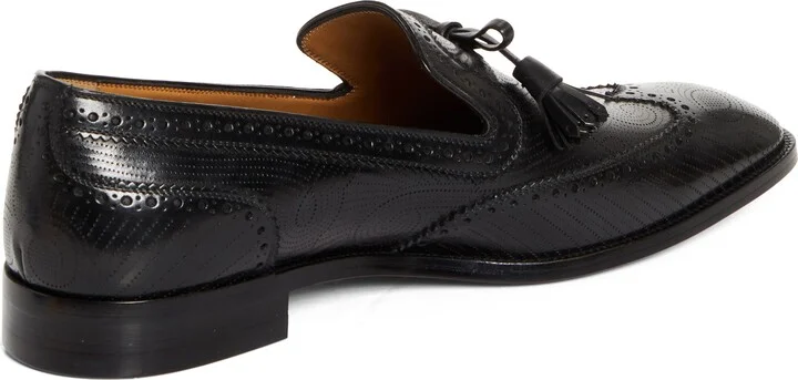 Grave Perforated Wingtip Venetian Loafer - Image 2