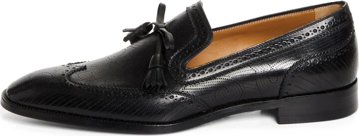 Grave Perforated Wingtip Venetian Loafer - Image 3