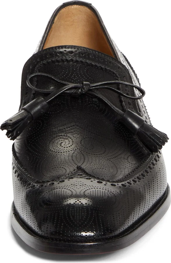 Grave Perforated Wingtip Venetian Loafer - Image 4