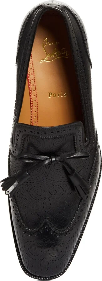 Grave Perforated Wingtip Venetian Loafer - Image 5