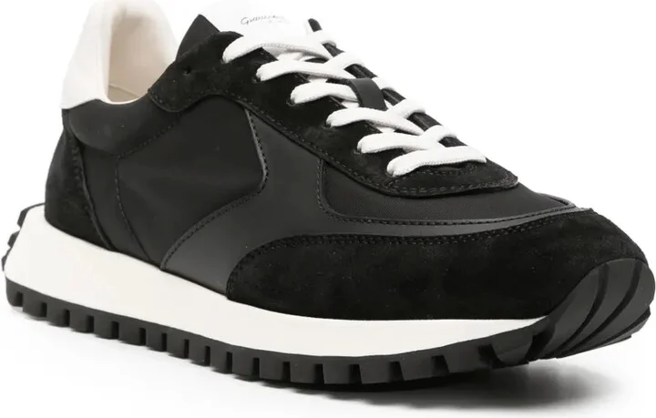 Gravel suede-trim sneakers - Image 2