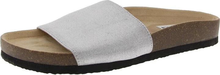Gravity Womens Stretch Knit Slide Sandals