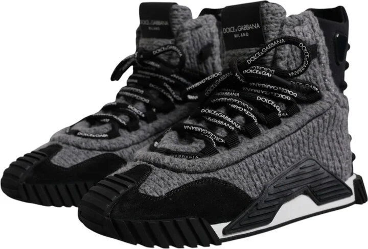 Gray Black NS1 High Top Boots Sneakers Men's Shoes (Pre-Owned) - Image 3