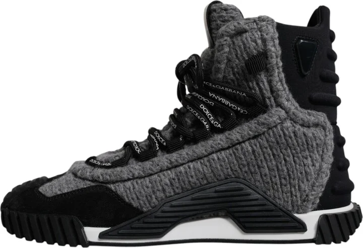 Gray Black NS1 High Top Boots Sneakers Men's Shoes (Pre-Owned) - Image 5