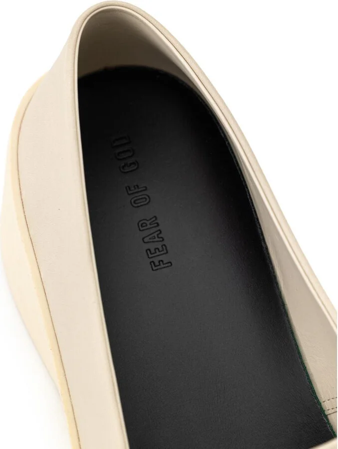 Gray Leather Slip-On Men's Loafer - Image 5
