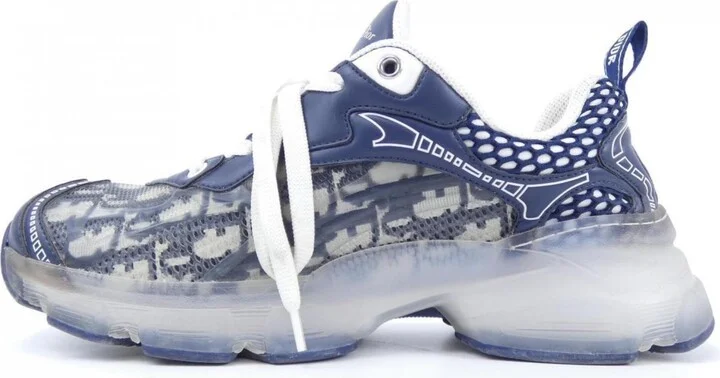 Gray Navy Sneakers (Pre-Owned) - Image 2