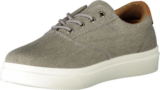 Gray Polyester Men's Sneaker - Image 3