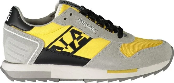 Gray Polyester Men's Sneaker
