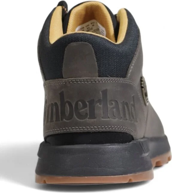 Gray Recycled Leather Men's Sneaker - Image 3