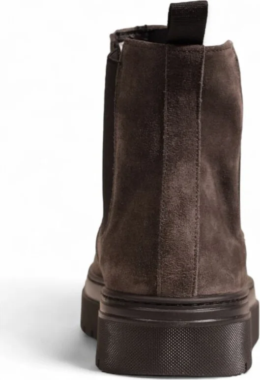 Gray Suede Leather Men's Boot - Image 4