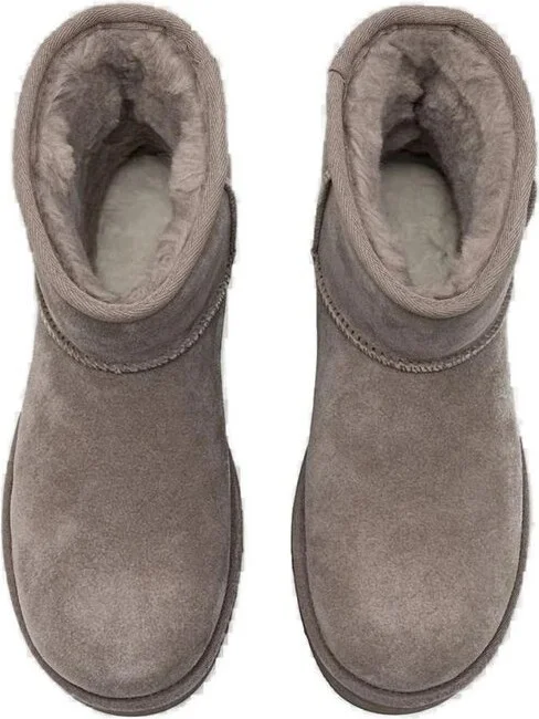 Gray Suede Leather Women's Ankle - Image 3