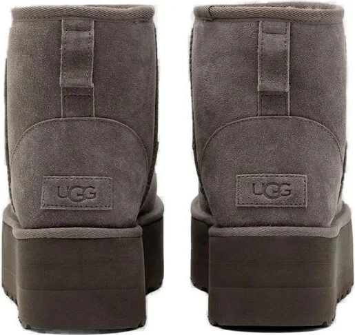 Gray Suede Leather Women's Ankle - Image 4