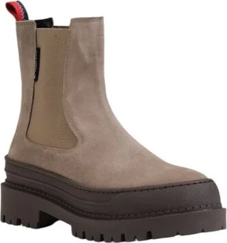 Gray Suede Leather Women's Ankle - Image 2