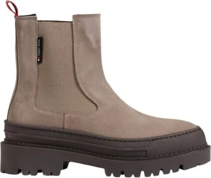 Gray Suede Leather Women's Ankle