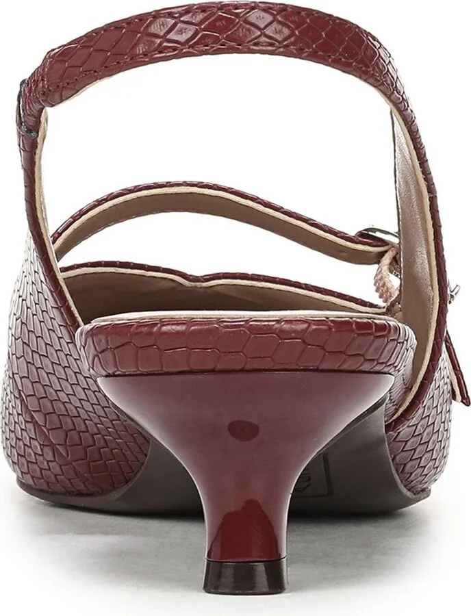 Grayon Kitten Heel Slingback Pump - Image 4