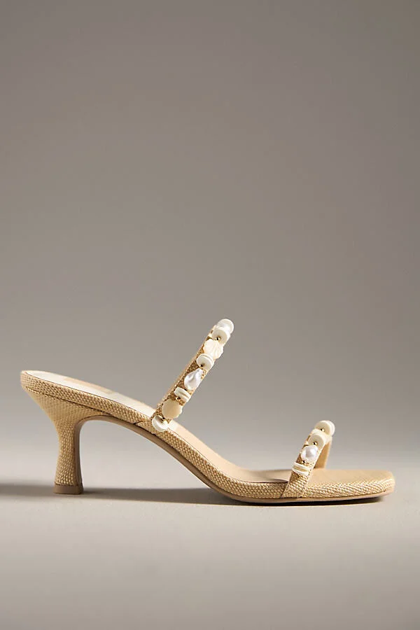 Grayson Raffia Kitten Heels - Image 2