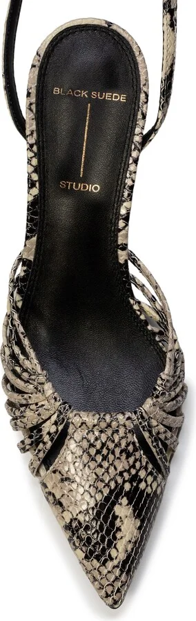 Grazia 50 Ankle Strap Pointed Toe Kitten Heel Pump - Image 5