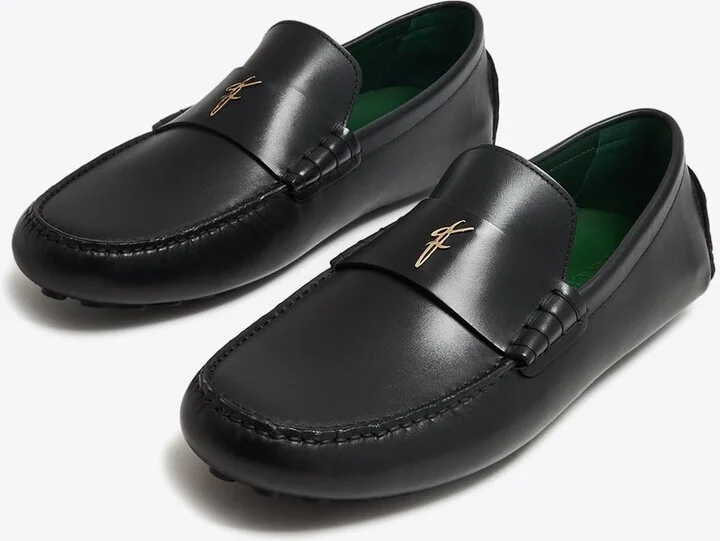 Grazioso Logo Leather Loafers - Image 2