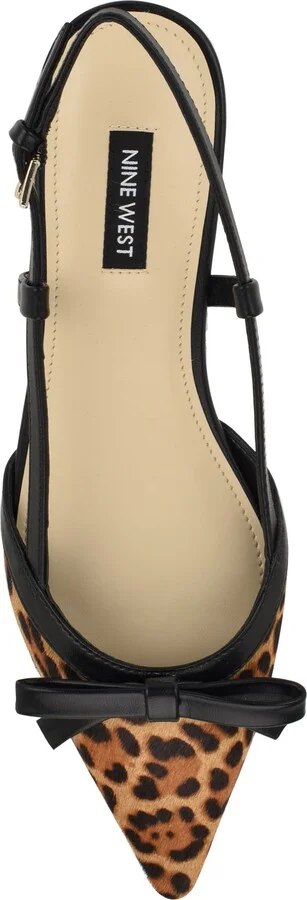 Grean Genuine Calf Hair Pointed Toe Flat - Image 3