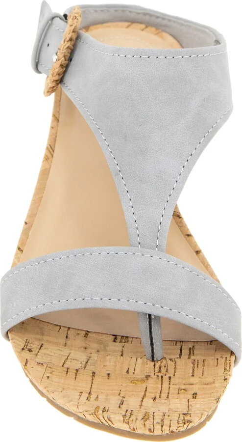 Great Buckle Wedge Sandal - Image 11