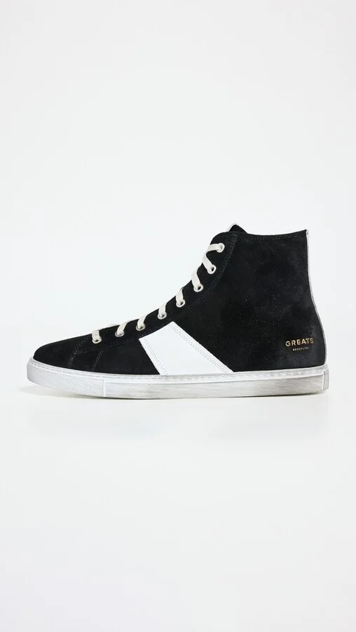 GREATS Reign High Top Suede Sneakers - Image 2