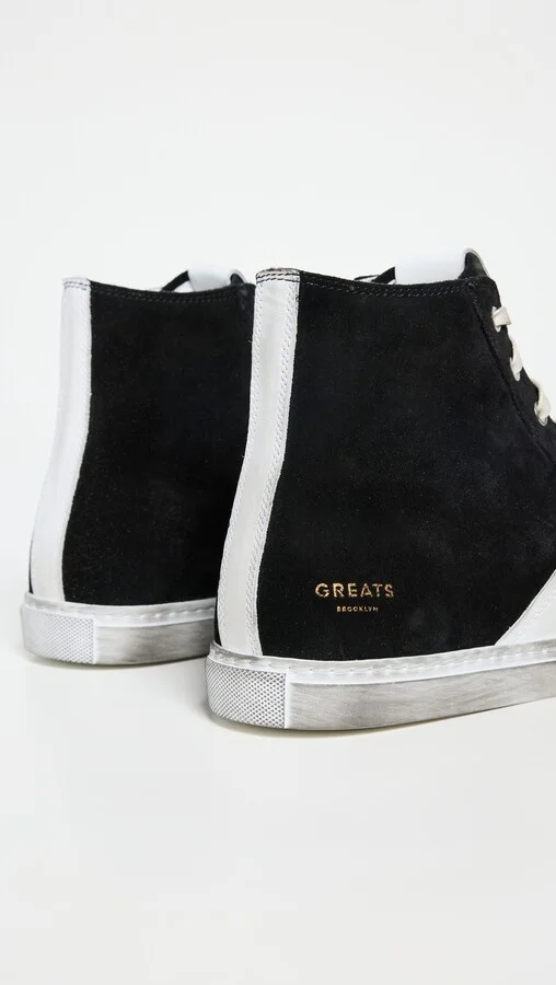 GREATS Reign High Top Suede Sneakers - Image 4