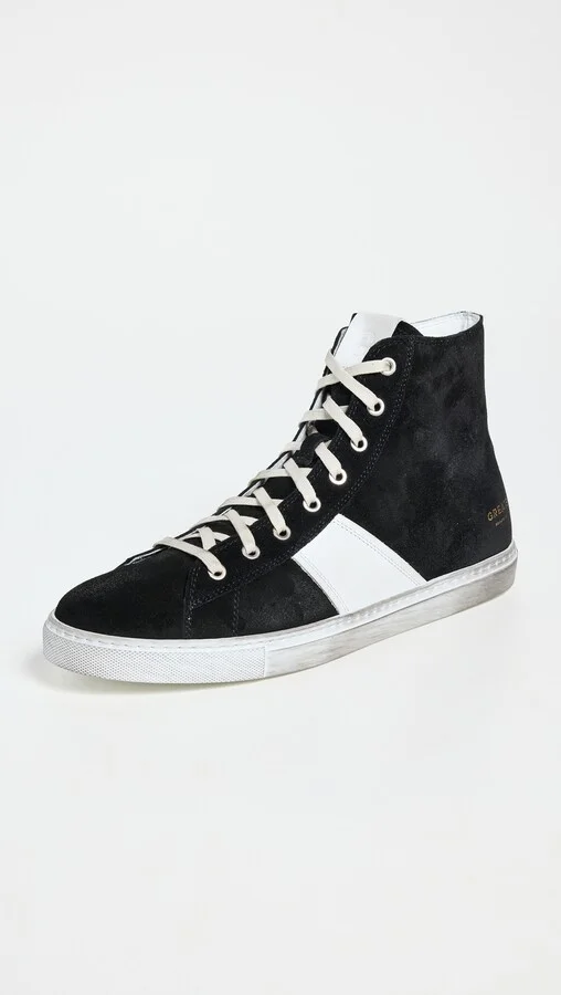 GREATS Reign High Top Suede Sneakers - Image 6