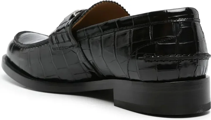 Greca crocodile-effect loafers - Image 3