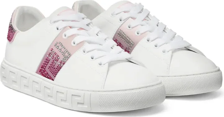 Greca crystal-embellished sneakers - Image 2