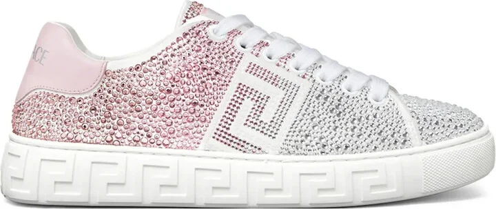Greca crystal-embellished sneakers