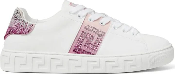 Greca crystal-embellished sneakers
