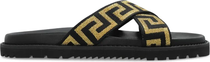 Greca-embellished slides