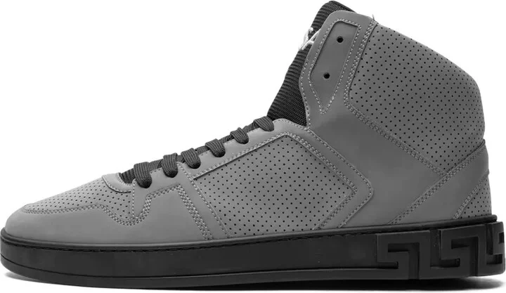 Greca-embossed high-top sneakers - Image 5