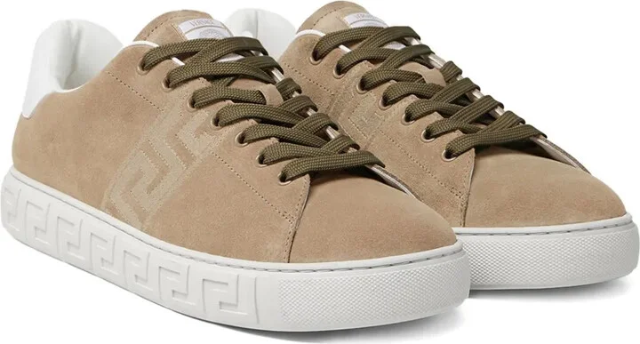 Greca-embroidered sneakers - Image 2